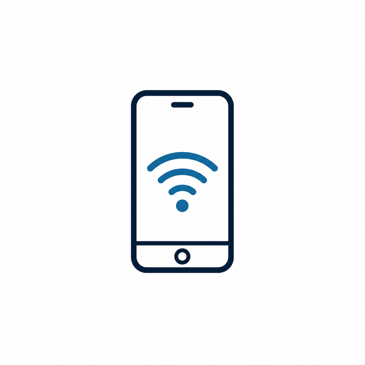 06-Icono Movil con señal wifi